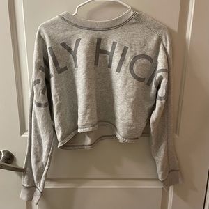 S Gilly Hicks Crop Crewneck